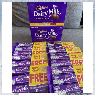 【Available】Cadbury Dairy Milk Chocolate 30g 2+1 FREE/ 2 Pcs 62G With 30g