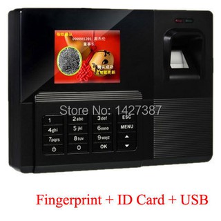 ✜™❀5YOA 5YA030 Biometric Fingerprint Attendance Time Clock + ID Card Reader + USB Recorder Employee