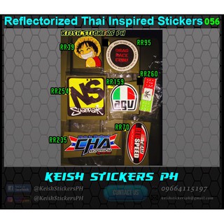 Thai Inspired Reflectorized Stickers-056