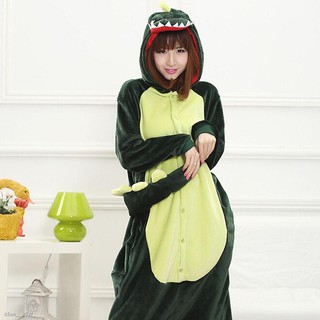 ✐♛Dinosaur Pajama Adult Kigurumi Onesie Women Animal Cosplay Suit Homewear Women Sleepwear