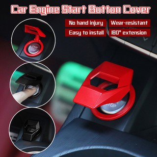 Car Engine Start Button Cover Decorative Lgnition Switch Alloy Protection Cover