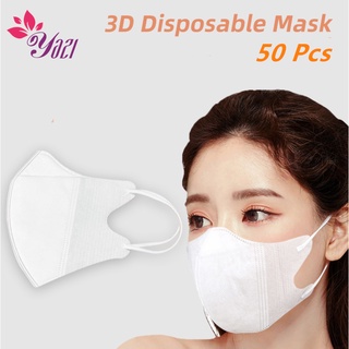 YAZI 3D Face mask summer thin anti-makeup three-dimensional breathable