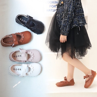 Ready Stock Girls Korean Style Cute Shoes with Beautiful Bowknot Soft and Comfortable