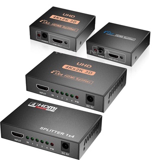 4K HDMI Splitter 1 In 4 Out HDCP Video HDMI Splitter Switcher 1X2 1X4 Splitter 1 in 2 out 1080P Dual