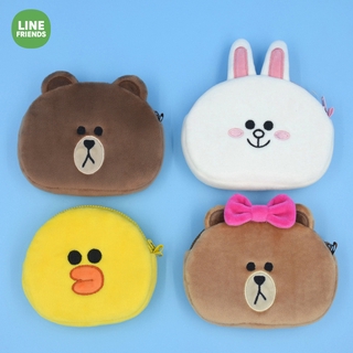 Genuine new Line Friends series Brown bear purse children soft parcel