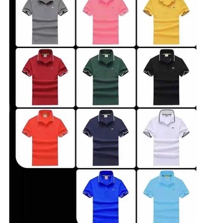 tennis▬Polo Shirt Lacoste MEN Fashion Classic Ultra Dry Piping Tennis Polo Shirt CANCLAO