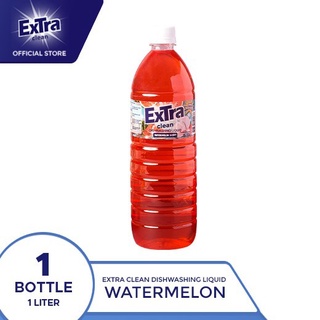 Extra Clean Watermelon Scent Dishwashing Liquid 1L Bottle of 1