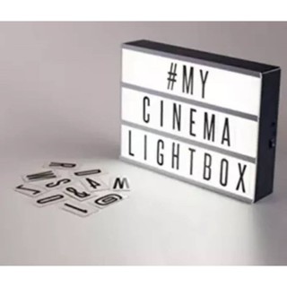 NEW Light UP Letter Box Cinematic LED Sign (15X20 CM)