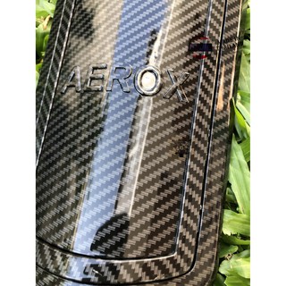 Yamaha Aerox 155 Fuel Gas Oil Tank Cap Cover(Carbon Hydrodip) (4)