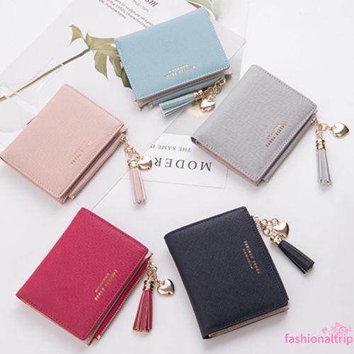 PH.-New Women Short Wallet Leather Small Clutch Purse Card (1)