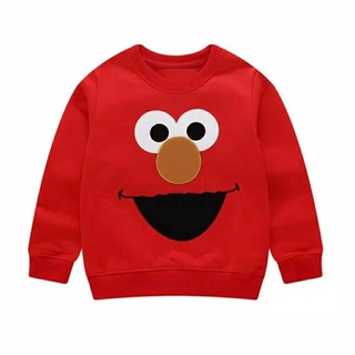 Elmo Clothes 1-5 Years MAXKENZO Zilvia Store Quality Sweaters Kids Clothes