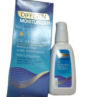 Differin oil absorbing moisturizer with spf30 UVA/UVB