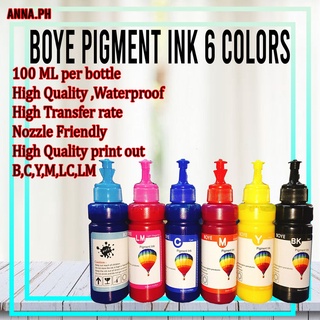 BOYE Pigment Ink 100ml 6 COLORS