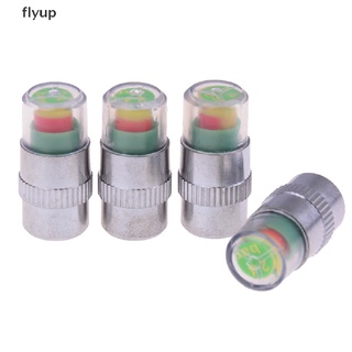 FLYUP 4PCS detecting pressure indicator tire monitor car alarm visible caps PH