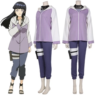 Anime Cosplay Hyuga Hinata Cosplay Costume Uniform Outfits Halloween Carnival Outfits for Women