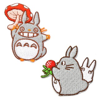 Cute Anime Totoro Sewing on Patch Embroidered Applique (1)