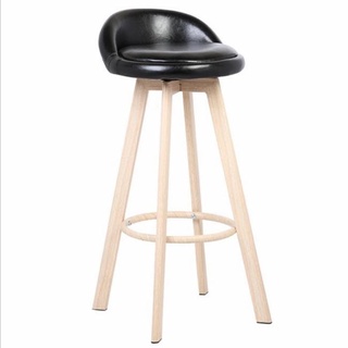 Uija Wooden Foot Chair / Barstool, High Cafe Chair, Show Chair