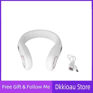 Dkkioau 40‑55℃ 2 In 1 Neck Pain Relief Multifunctional Portable Hands Free USB Charging Heated Massager