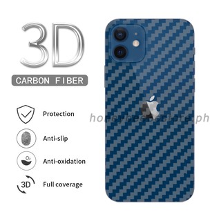 IPhone 13 11 12 Pro XR X XS Max 6 6S 7 8 Plus 5S SE 2020 3D Carbon Fiber Film (1)