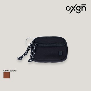OXGN Coin Purse With X Metal Emblem For Men (Black / Brown) (1)