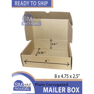 Corrugated Mailer Box 8 x 4.75 x 2.5” (30pcs) (4)
