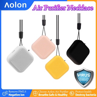 air purifier necklace●✓Aolon CY 08 Air Purifier Wearable Necklace Mini Portable USB Negative Ion Gen