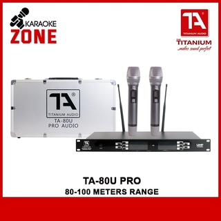 Titanium Audio TA-80U Pro Dual Professional Wireless Microphone