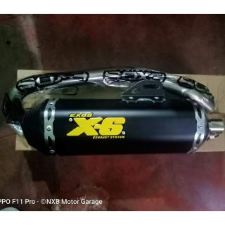 EXOS X6 SILENT PIPE FOR Mio/Click/Beat/Scoopy