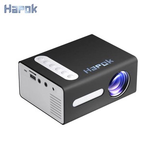 Hapok Projector T300 Home Theater New Design LED Projector Mini Projector UI Interface Projectors