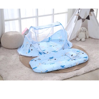 ✸ﺴBaby mosquito net comfortable bed for baby cartoon animal fording bracket mosquito net