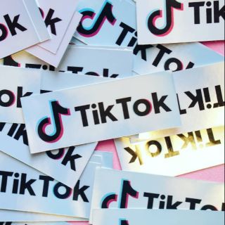 TikTok Holo Sticker for Car Phone Laptop Mirror Sticker Decoration Mobile Cellphone Accessories