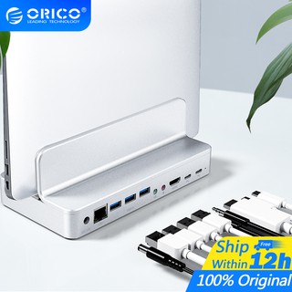 ORICO Type-C to HDMI / RJ45 / USB3.0-A * 6 / Audio / Microphone Universal Docking Station for Macbook Pro Air（ANS6） (1)