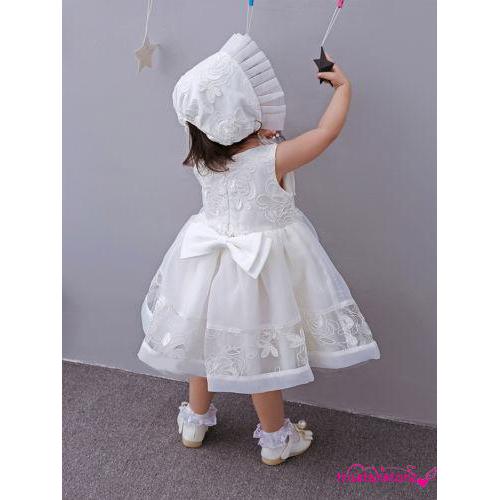✦ZWQ-0-18 Months Baby Girls Ivory Lace Party Christening (9)