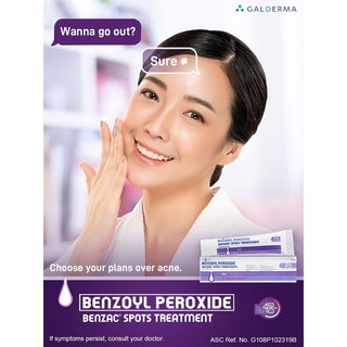 100% Authentic Benzoyl Peroxide 5% Benzac SpotsTreatment Gel 15g | 60g