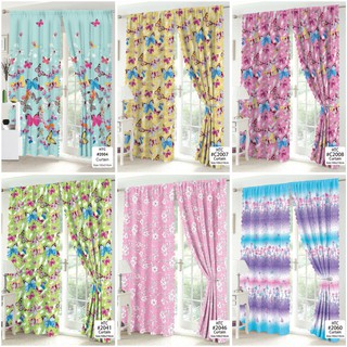 DHD Butterfly Curtain for window 100*210CM kurtina COD (2)
