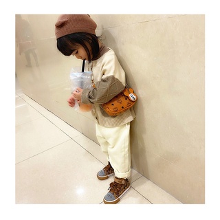 Korean Children's Messenger Bag Princess Shoulder Bag Baby Pu Bag Cute Girl Small Bag Fashion All-match Coin Purse (9)
