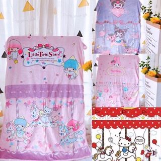 Hello Kitty Little Twin Stars My Melody Kuromi Fleece Blanket