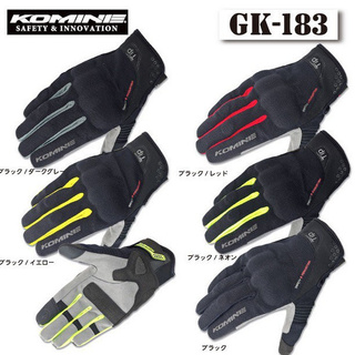 LJ1 GK183 Komine Gloves Motorbike Touch Screen Moto Glove 0JVMA
