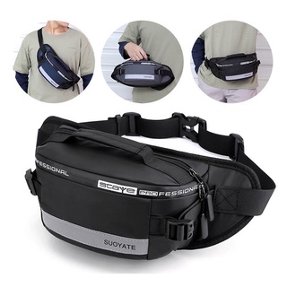 Yvon #7070 Korean Fashion waterproof Sling bag for men beltbag waist bag High quality