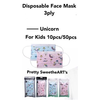 3ply disposable face Mask for kids COD