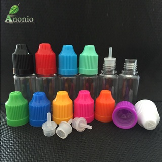 100pcs Dropper Bottle E liquid with ChildProof Caps 5ml 10ml 15ml 20ml 30ml 50ml Electronic