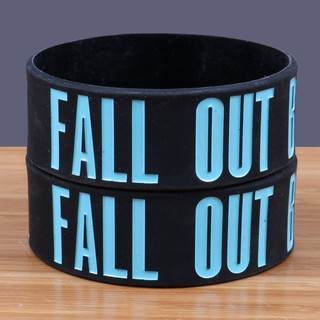 E-commerce for Amazon FALL OUT BOY silicone bracelet plastic hand ring spot