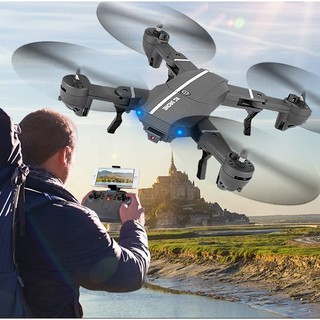 big sale RC DRONE 8807 0.3 MP HD Camera Foldable RC Quadcopter Drone Foldable auto return follow me (1)