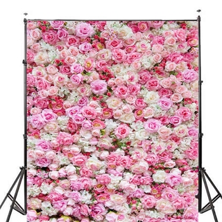 Background Photoshoot Rose Floral Vinyl Photography Backdrops Wedding Birthday Party Decor Photo (4)