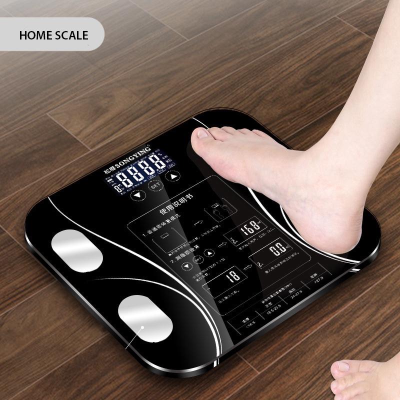 Hot Bathroom Body Fat bmi Scale Digital Human Weigh display Body Electronic Smart Weighing Scales gq