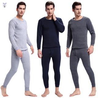 【Lowest price】Ym Hot Sale Hot Mens Pajamas Winter Warm Thermal Underwear Long Johns Sexy Black Therm