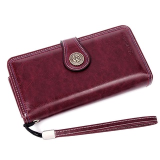 Phone▦✶BOSTANTEN Womens Wallet Long Wallet For Women Card Holder Wallet Pu Leather Wallet Purse (6)