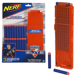 Nerf N-Strike Elite 18 Dart Clip w/ FREE DARTS (BRAND NEW)