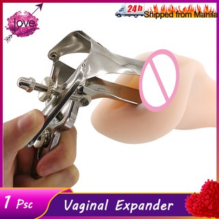 Stainless Steel Vaginal Dilator Vagina Pussy Spreader Stimulator Anal Expander Sex Toys for Couples