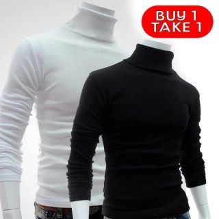 BUY 1 TAKE 1 for MEN & WOMEN knitted Turtleneck long sleeves (6)